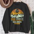 Gilmer Texas Total Solar Eclipse 2024 Sweatshirt Gifts for Old Women