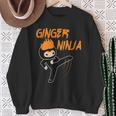 Ginger Ninja Warrior Ginga Red Hair Sweatshirt Geschenke für alte Frauen