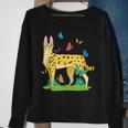 Ginger Serval Big Wild Cats African Animal Big Cat Rescue Sweatshirt Gifts for Old Women