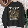 Giordano Family Last Name Giordano Surname Personalized Sweatshirt Gifts for Old Women
