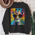 Giraffe Vintage Sunglasses African Animal Lover Sweatshirt Gifts for Old Women