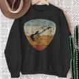 Gitarre Guitarre Plektrum Rockstar Retro Vintage Sweatshirt Geschenke für alte Frauen