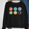 Gloomhaven Elements Symbol Fire Ice Air Earth Light Dark Sweatshirt Gifts for Old Women