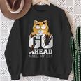 Go Ahead And Make My Day Cat Movie Quote Sweatshirt Gifts for Old Women