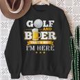 Golf Und Bier Sweatshirt Geschenke für alte Frauen