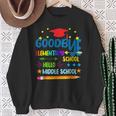 Goodbye Elementary Hello Middle School Graduation 2024 Sweatshirt Gifts for Old Women