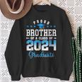 Graduation 2024 Proud Brother Of A Class Of 2024 Graduate Sweatshirt Gifts for Old Women