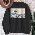 Gran Ola Frente A Kanagawa Katsushika Hokusai Surfing Ocean Camisa de entrenamiento Regalos para ancianas