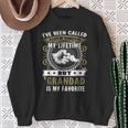 Grandad Is My Favorite Name Fathers Day For Men Sweatshirt Gifts for Old Women