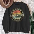 Grandad The Man The Myth The Legend Father's Day Grandfather Sweatshirt Gifts for Old Women