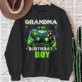 Grandma Of The Birthday Boy Matching Family Video Game Party Sweatshirt Gifts for Old Women