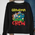 Grandma Birthday Crew Outer Space Planets Universe Party Sweatshirt Gifts for Old Women