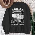 Grandpa & Grandchildren S Sweatshirt Geschenke für alte Frauen