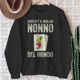 Grandpa Bester Nonno Der Welt Italian Sweatshirt Geschenke für alte Frauen