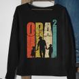 Grandpa Hoch 2 Doppelfach Opa Der Opa Mit 2 Grandchildren Sweatshirt Geschenke für alte Frauen