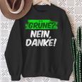 Green Nein Danke Statungnahme Sweatshirt Geschenke für alte Frauen