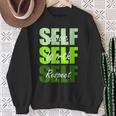 Green Self-Ish X 3 Green Color Graphic Sweatshirt Gifts for Old Women