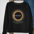 Greenfield In Total Solar Eclipse 040824 Indiana Souvenir Sweatshirt Gifts for Old Women