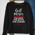 Grill Master The Man The Myth The Legend Chef Husband Works Sweatshirt Gifts for Old Women