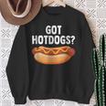 Grilling Cookout Joke Got Hot Dogs Hot Dog Grill Sweatshirt Gifts for Old Women