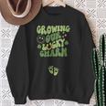 Growing Our Lucky Charm St Patrick's Day Pregnancy Maternity Sweatshirt Gifts for Old Women