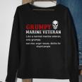 Grumpy Marine Veteran For Veterans Day Sweatshirt Gifts for Old Women