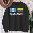 Guatemalan Plus Ecuadorian Perfection Mix Flag Heritage Sweatshirt Gifts for Old Women
