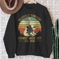 Guitar Guitarist Nashville Tennessee Country Music City Sweatshirt Gifts for Old Women