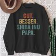 Gut Besser Shiba Inu Papa Sweatshirt Geschenke für alte Frauen