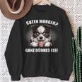 Guten Morgen Ganz Dünne Eis Border Collie Dog Sweatshirt Geschenke für alte Frauen