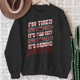 Gym Fitness Sports Workout Bodybuilding Motivation Sweatshirt Gifts for Old Women