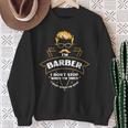 Hairdresser Saying For Barber Shop Hairdressers Sweatshirt Geschenke für alte Frauen