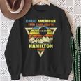 Hamilton Ohio Total Solar Eclipse 2024 Sweatshirt Gifts for Old Women