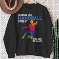 Handball Spieler s Für Herren Frauen Und Handball Fans Sweatshirt Geschenke für alte Frauen