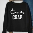 Handicap Wheelchair Fall Sweatshirt Gifts for Old Women