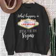 What Happens In Vegas Sin City Las Vegas Sweatshirt Geschenke für alte Frauen