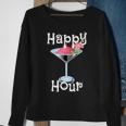 Happy Hour Cocktail Drinks Bar Sweatshirt Gifts for Old Women