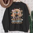 Happy Relaxed Engaged Aba Behavior Analyst Special Education Sweatshirt Gifts for Old Women