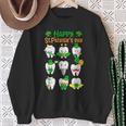 Happy St Patrick Day Dental Saint Paddys Th Irish Dentist Sweatshirt Gifts for Old Women