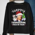 Happy Thanksgiving Trick Or Treat Joe Biden Santa Christmas Sweatshirt Gifts for Old Women
