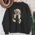 Havanese Dog In Pocket Havanezer Puppy Sweatshirt Geschenke für alte Frauen