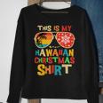 This Is My Hawaiian Christmas Pajama Matching Family Hawaii Sweatshirt Gifts for Old Women