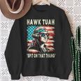 Hawk Tush Spit On That Thing Georg Washington July 4Th Sweatshirt Gifts for Old Women