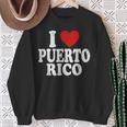 I Heart Love Puerto Rico Sweatshirt Gifts for Old Women