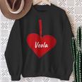 Hearteola – I Loveeola Personalisiertes Geschenk Sweatshirt Geschenke für alte Frauen