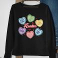 Hearts Candy Valentines Day Real Estate Be My Client Sweatshirt Gifts for Old Women