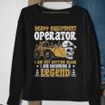 Heavy Equipment Operator Legend Occupation Sweatshirt Gifts for Old Women