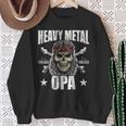 Heavy Metal Grandpa Grossvater Bester Metal Grandpa Sweatshirt Geschenke für alte Frauen