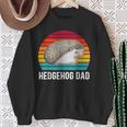 Hedgehog Dad Retro Hedgehog Lover Hedgehog Boy Hedgehogs Sweatshirt Gifts for Old Women