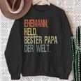 Held Beste Papa Der Welt Help Sweatshirt Geschenke für alte Frauen